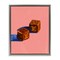 Stupell Industries Fashion Brand Dice Floating Frame, design by Amelia Noyes
